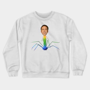 Nicolas Phage Bacteriophage Virus Crewneck Sweatshirt